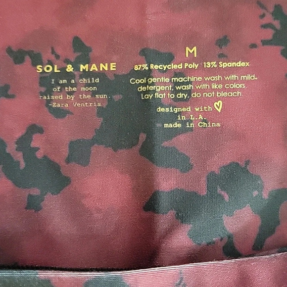 NWT Sol & Mane Workout Capri Leggings - Picture 3 of 5